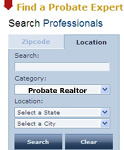 Probate Realtor Search Box
